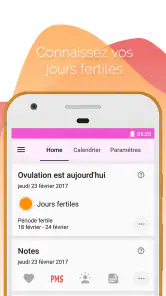 Calendrier des règles Lilly screenshot