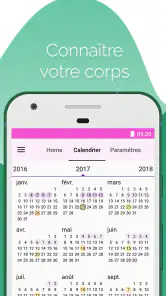 Calendrier des règles Lilly screenshot