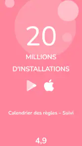 Calendrier des règles – Suivi screenshot