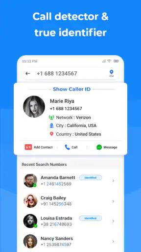Caller ID & True spam blocker screenshot 1