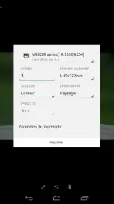 Canon Print Service screenshot