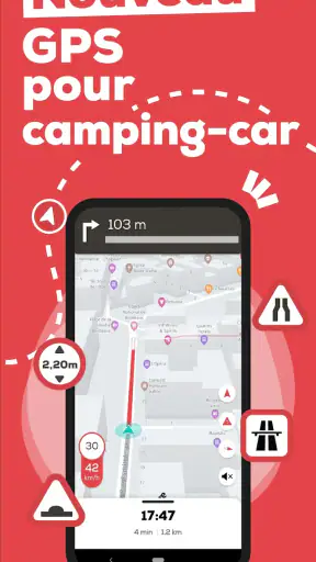 CaraMaps - Aires camping-car screenshot 1