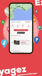 CaraMaps - Aires camping-car screenshot