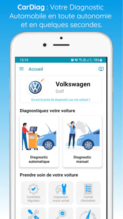 CarDiag : Diagnostic Auto OBD2 screenshot 1