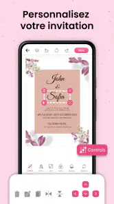 Carte d Invitation Mariage screenshot