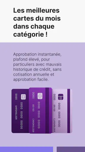 Carte de Crédit Facile screenshot 1