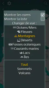 Carte du monde Quiz screenshot