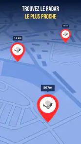 Carte radar, détecteur radar screenshot