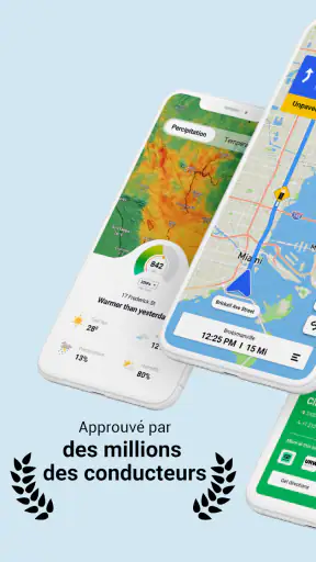 Cartes GPS, navigation, trafic screenshot 1