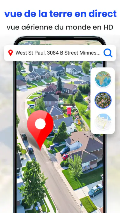 Cartes GPS satellite en direct screenshot 1