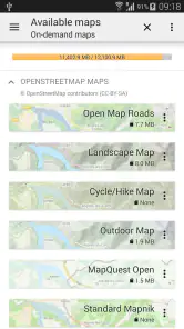 Cartes hors-ligne All-In-One screenshot