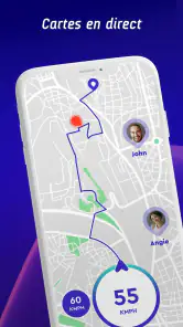 Cartes hors ligne, GPS screenshot