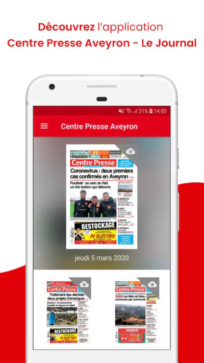 Centre Presse Aveyron, Le Jour screenshot 1