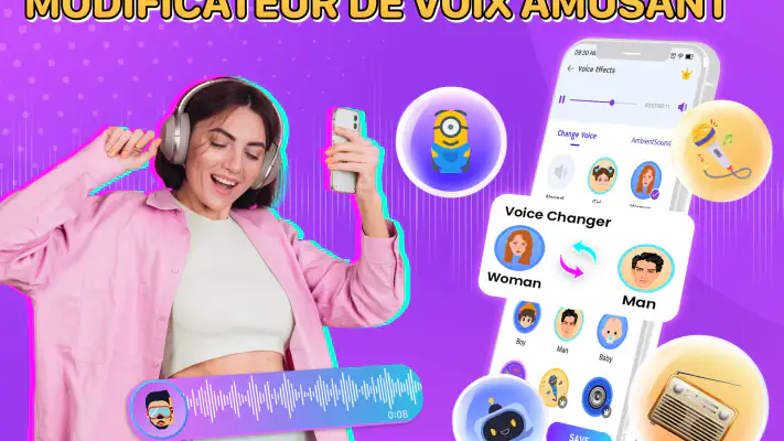 Changeur de Voix effets vocaux screenshot 1