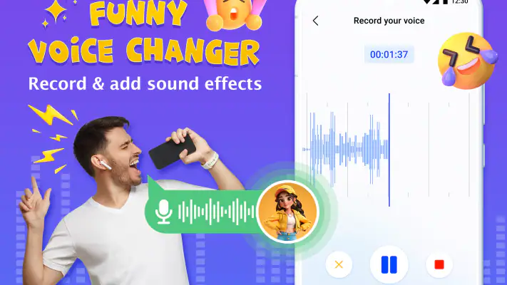 Changeur De Voix IA Avec Effet screenshot 1