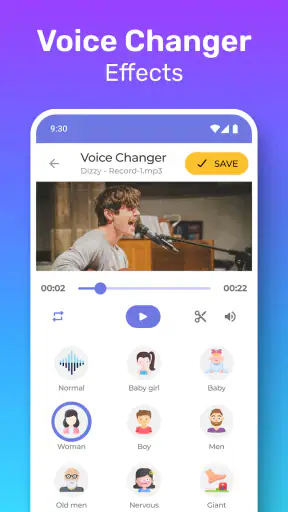 Changeur de voix vidéo Pro screenshot 1