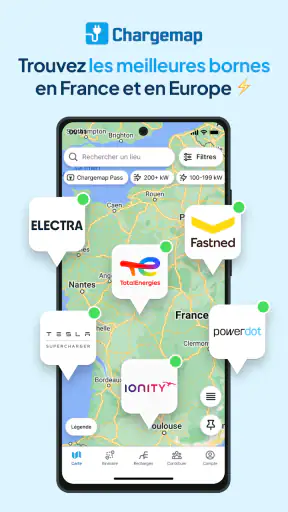 Chargemap - Bornes de recharge screenshot 1