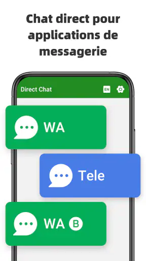 Chat Direct & Messagerie screenshot 1