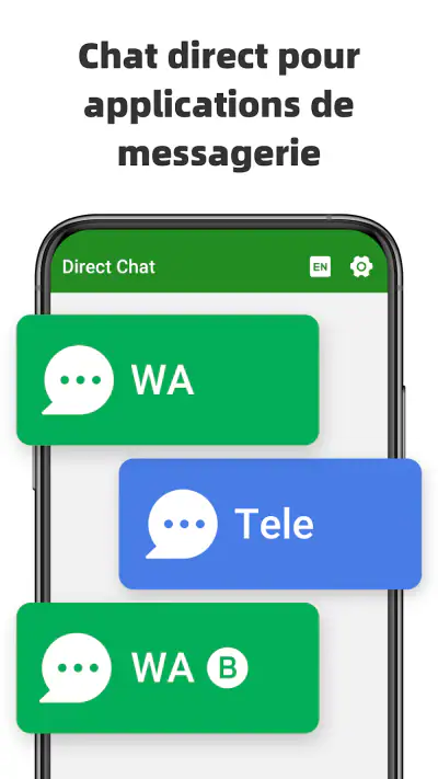 Chat Direct & Messagerie screenshot 1