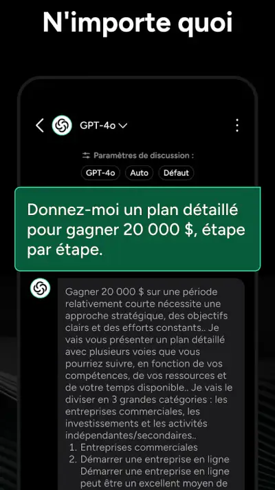 Chatbot IA Français - Genie AI screenshot 1