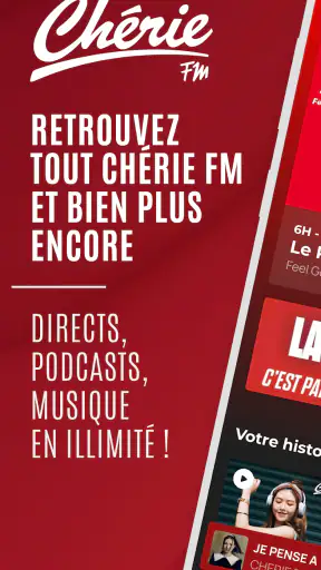 Chérie FM : Radios & Podcasts screenshot 1