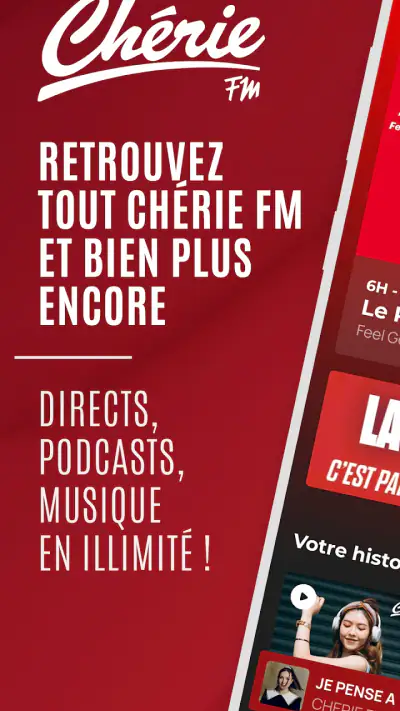 Chérie FM : Radios & Podcasts screenshot 1