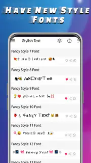 Clavier avec de polices screenshot 6