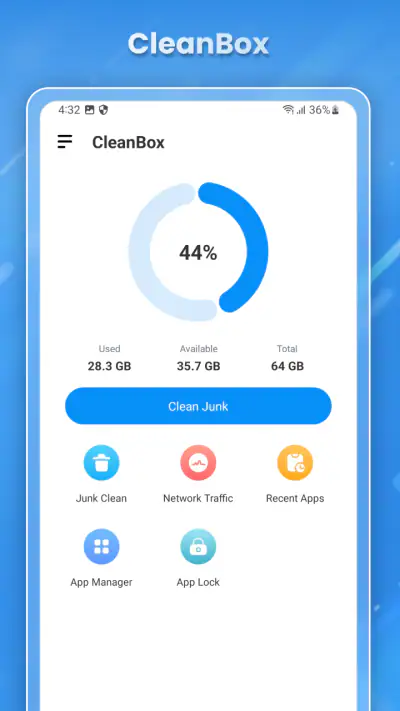 CleanBox screenshot 1