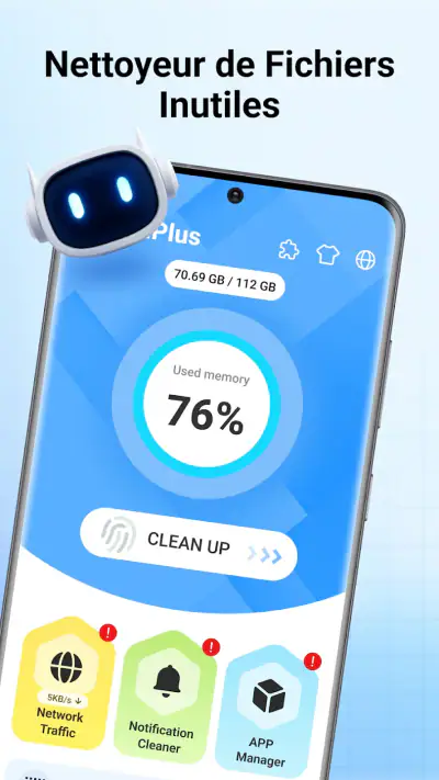 CleanPlus - Memory Saver screenshot 1
