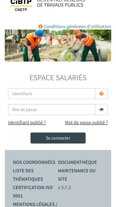 CNETP Salarié screenshot 1