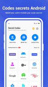 Codes secrets et hacks mobiles screenshot