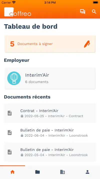 Coffreo screenshot 1