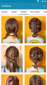 Coiffures pour cheveux courts screenshot