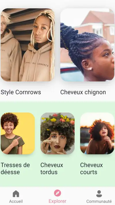 Coiffures : Tresses Africaines screenshot 1