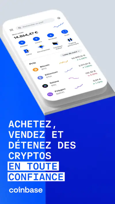 Coinbase: Achetez Bitcoin screenshot 1