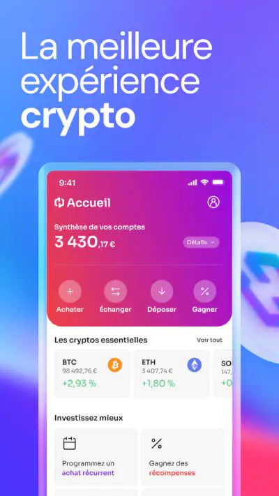 Coinhouse - Crypto & Bitcoin screenshot 1