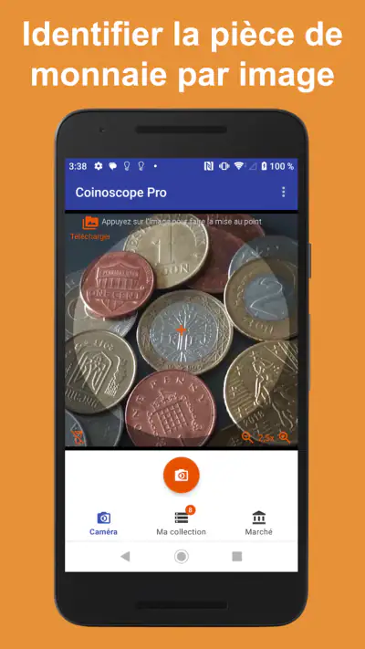 Coinoscope Identifier la pièce screenshot 1