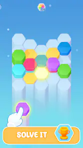 Color Slide Puzzle: Trier Hexa screenshot