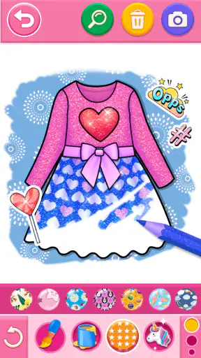 Coloration et dessin de robe screenshot 1