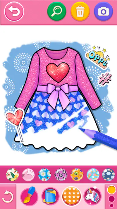 Coloration et dessin de robe screenshot 1