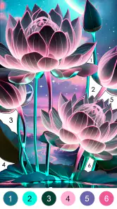 Coloriage fantaisie par numéro screenshot