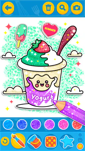 Coloring Meal for Kids Game screenshot 1
