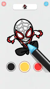 Coloring Paint: ASMR Superhero screenshot