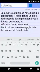 ColorNote Bloc-notes notes screenshot