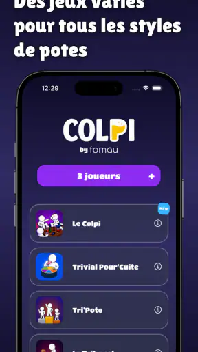 COLPI - Jeux de soirée screenshot 1