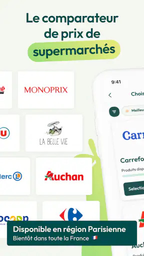 Comparateur prix supermarchés screenshot 1