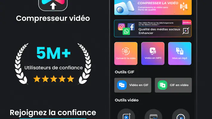 Compresser des Vidéos, mov mp4 screenshot 1
