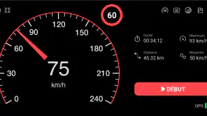 Compteur de vitesse screenshot 1