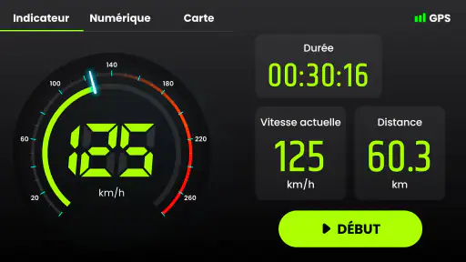 Compteur de Vitesse GPS - km/h screenshot