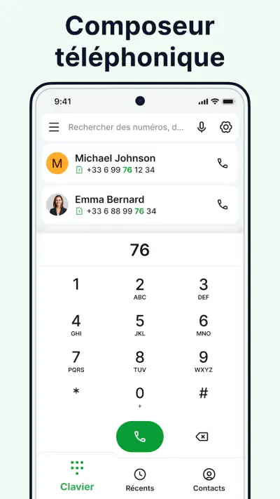Contacts - Appel Téléphonique screenshot 1